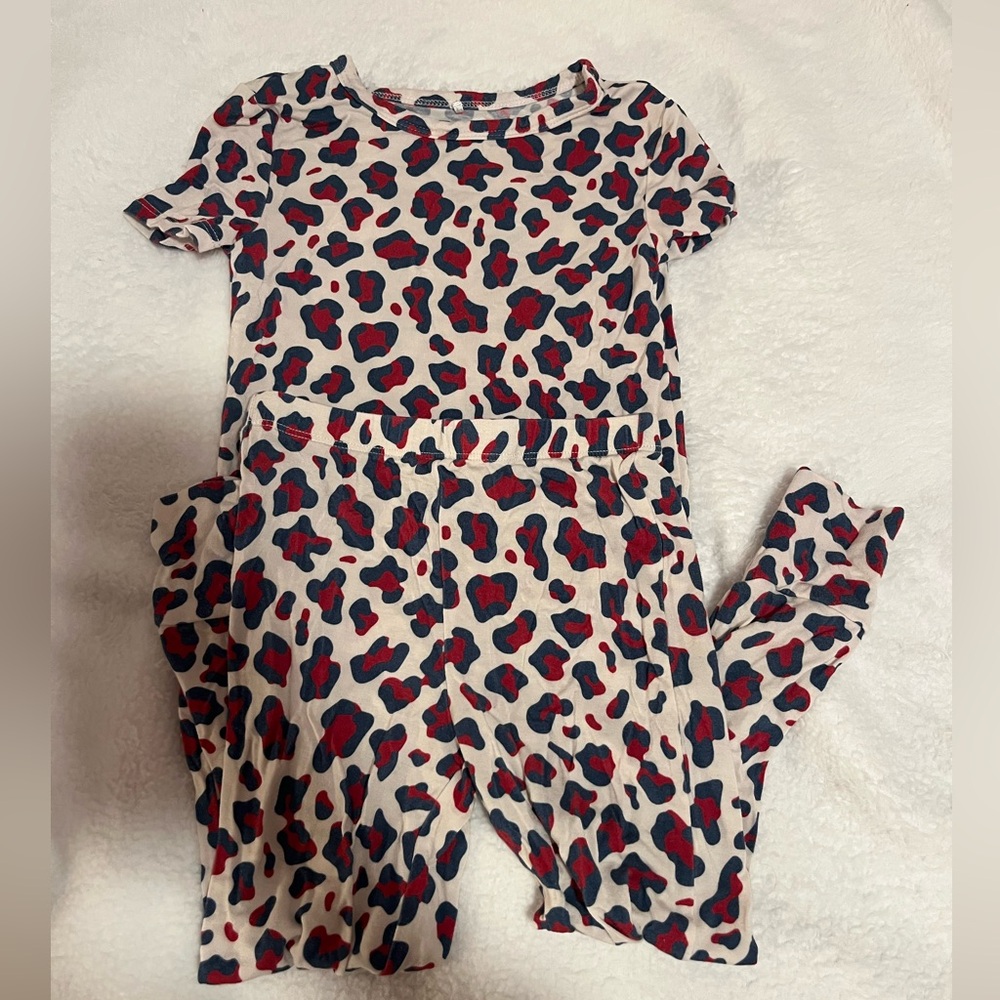 Posh Peanut leopard pajamas